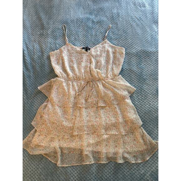 Trixxi Dress Y2k Floral Cottage Core Ruffled Tank Top Summer Dress Spring XL - Picture 1 of 6
